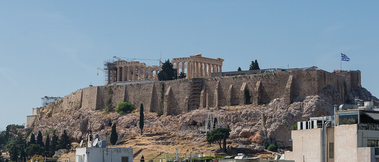 The Parthenon on the Acropolis in Athens