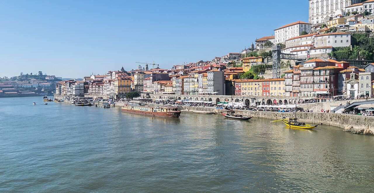 The Ribeira district and the Douro river seen from the Dom Luís I bridge