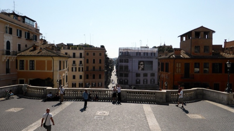 The Spanish Steps in the morning