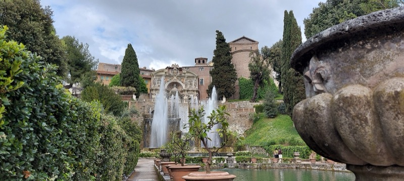 Fountains in the gardens of Villa d'Este, Tivoli
